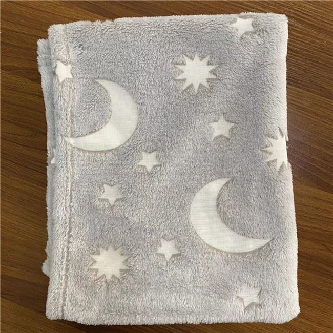 Printed Flannel Fleece For Throw
