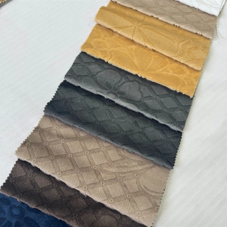 Embossed Minky Material