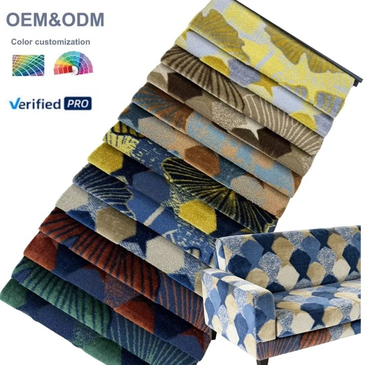 Jacquard gesneden bankstof